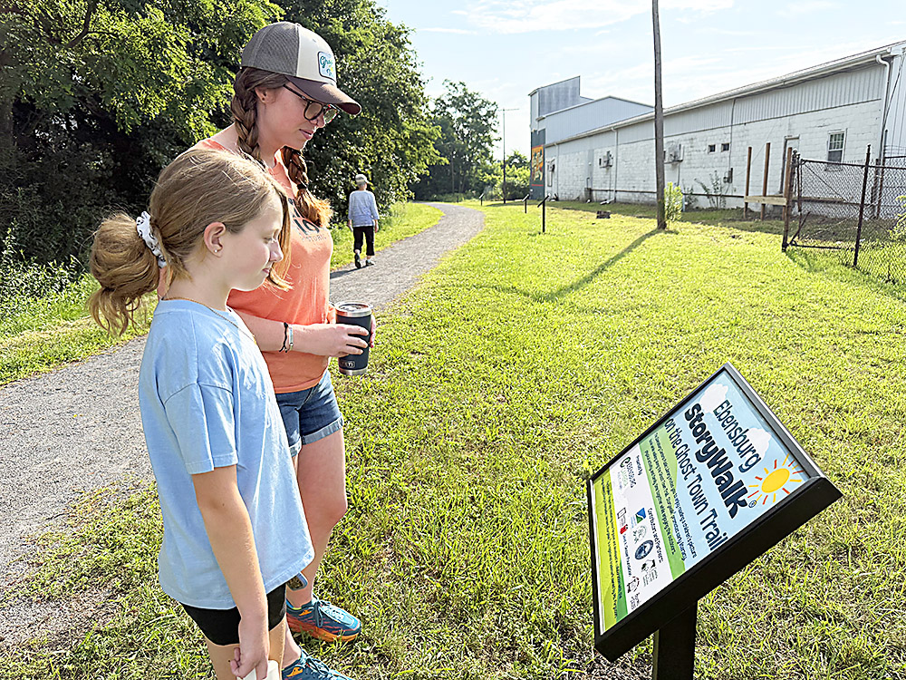 Ebensburg unveils StoryWalk at Ghost Town Trail | News, Sports, Jobs Ebensburg unveils StoryWalk at Ghost Town Trail | News, Sports, Jobs